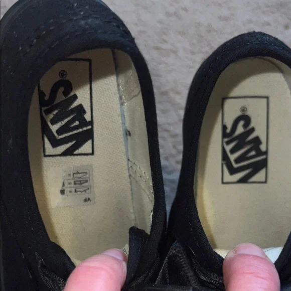 Van’s Black Lace-Up Shoes Toddler - Picture 8 of 9